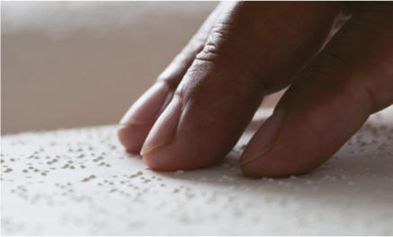 Facture en braille accessible aux non-voyants et aux malvoyants